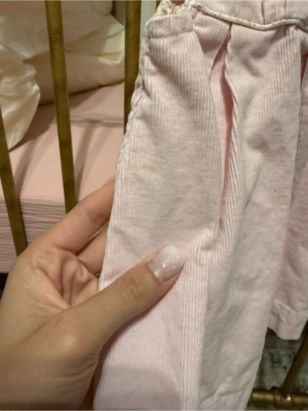 Vintage Carter's Light Pink Sleeveless Pleated Baby Dress